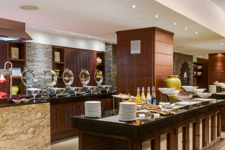 hotel buffet table